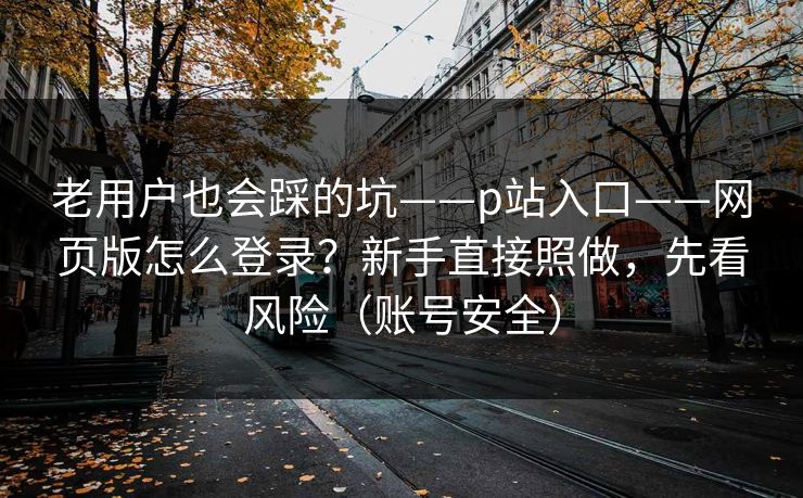 老用户也会踩的坑——p站入口——网页版怎么登录？新手直接照做，先看风险（账号安全）